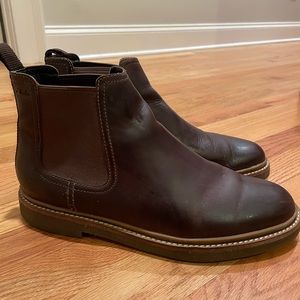 Men's Clarks Bushacre Hill Chelsea Boot, Size: 10.5, Brown